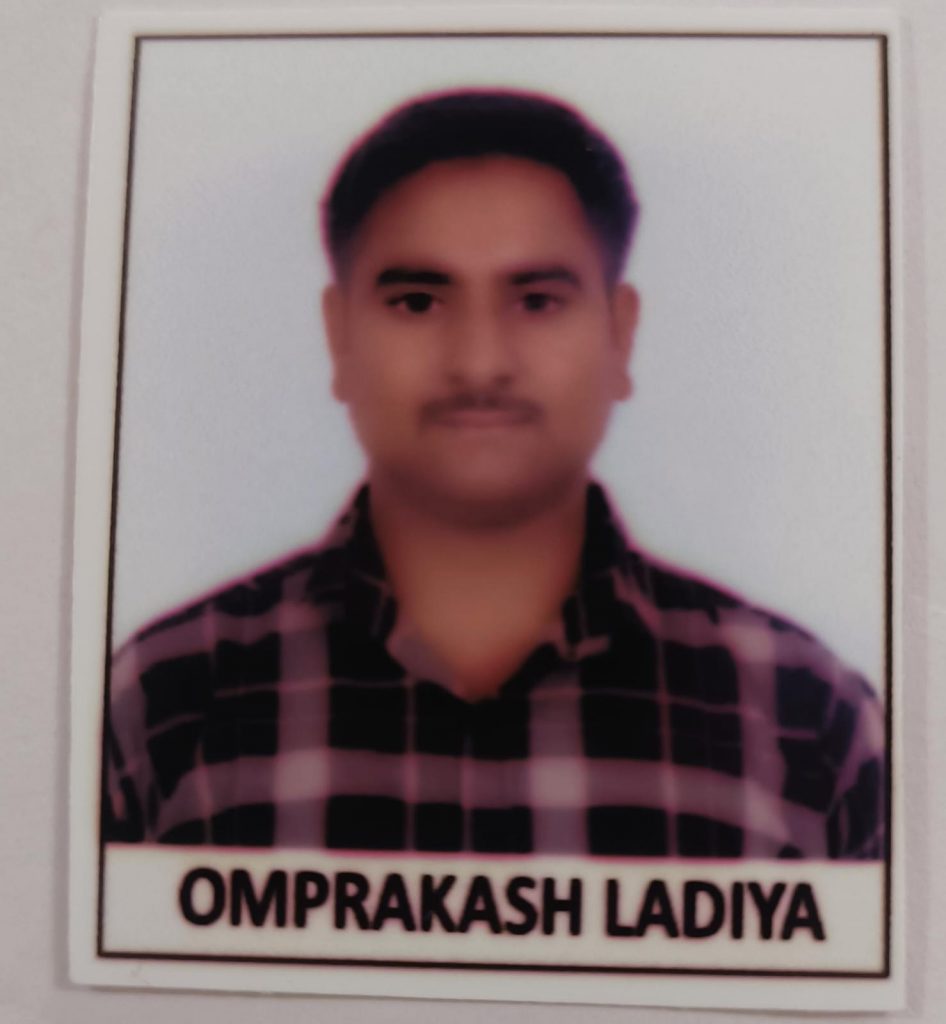 Cadet Omprakash Ladiya